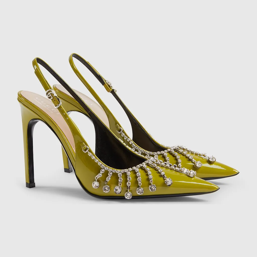 Pump With Crystal Chain