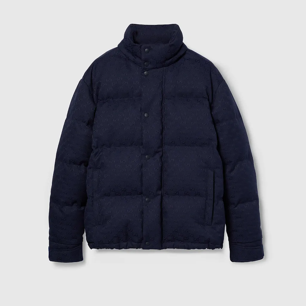 Gg Canvas Down Jacket