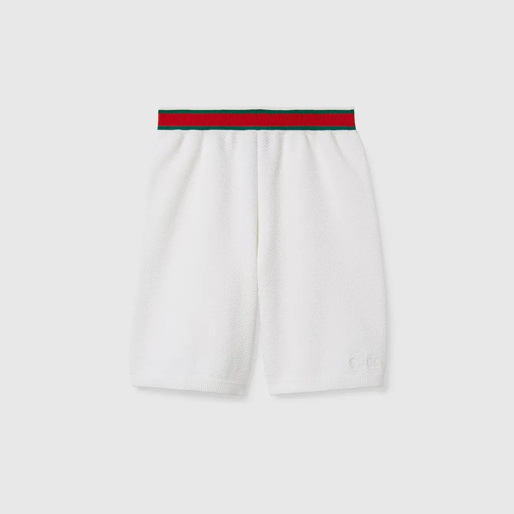 Children's Embroidered Cotton Shorts