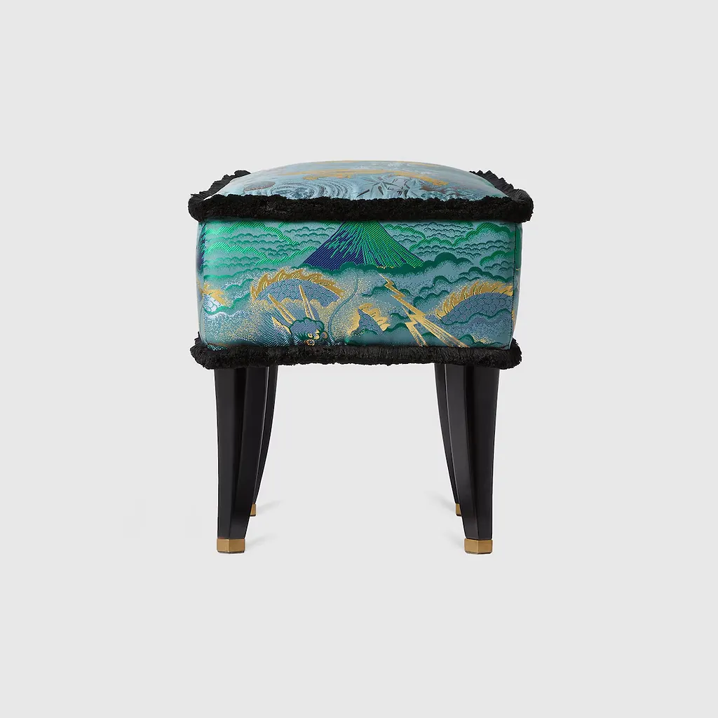 Tiger Jacquard Stool