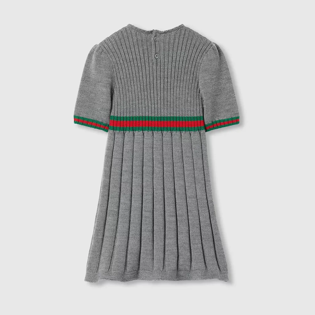 Children's Wool Dress With Web