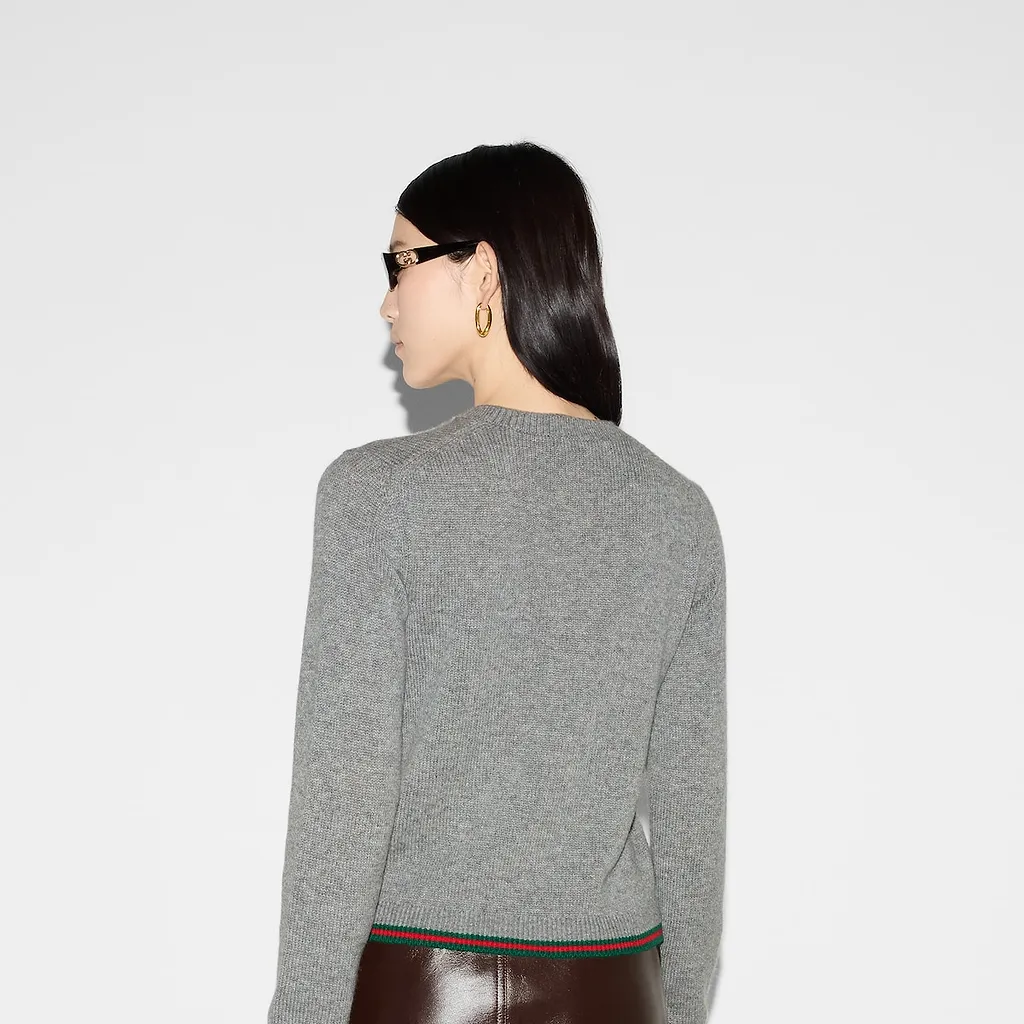 Fine Cashmere Top With Web