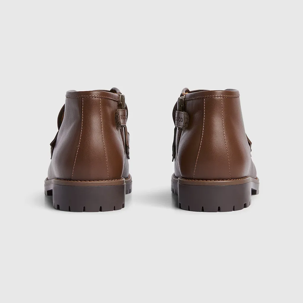 Children's Horsebit Leather Boot