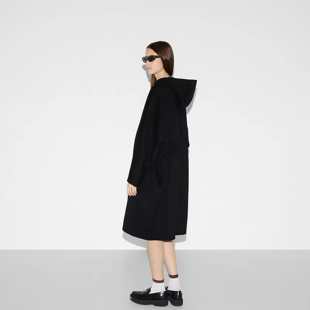 Embroidered Wool And Silk Coat
