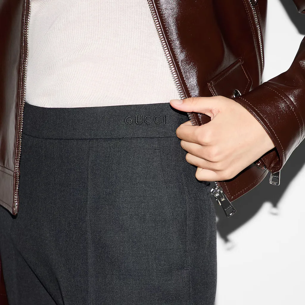 Wool Gabardine Pant