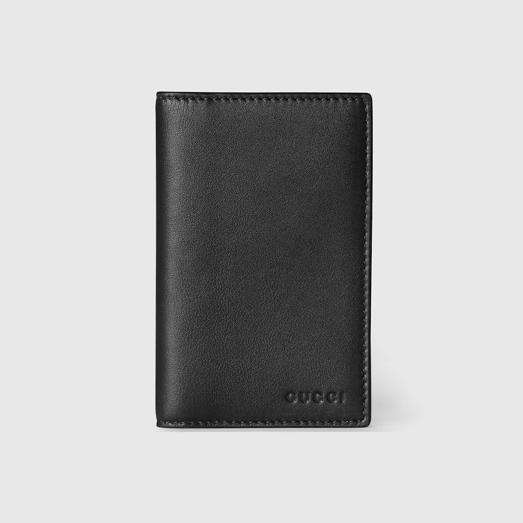 Gg Emblem Long Card Case With Gg Fabric