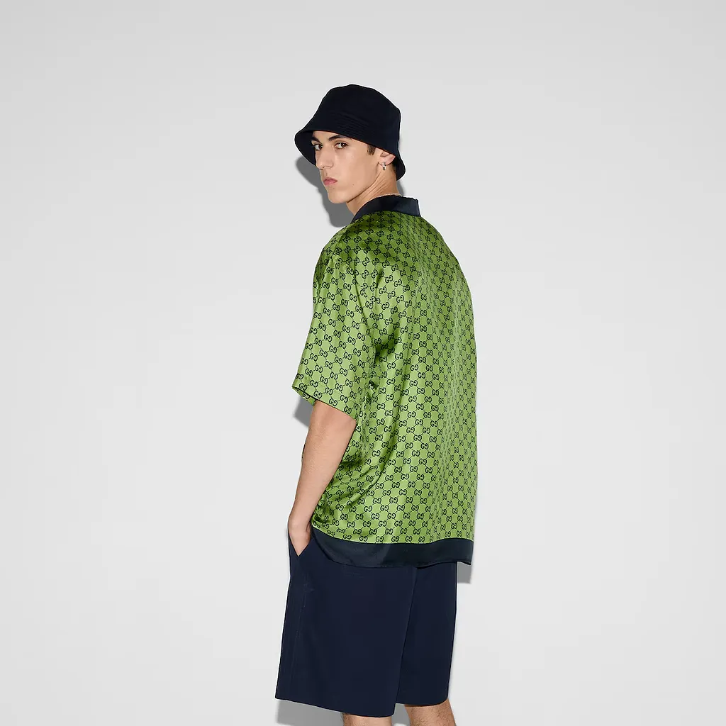 Printed Silk Shirt