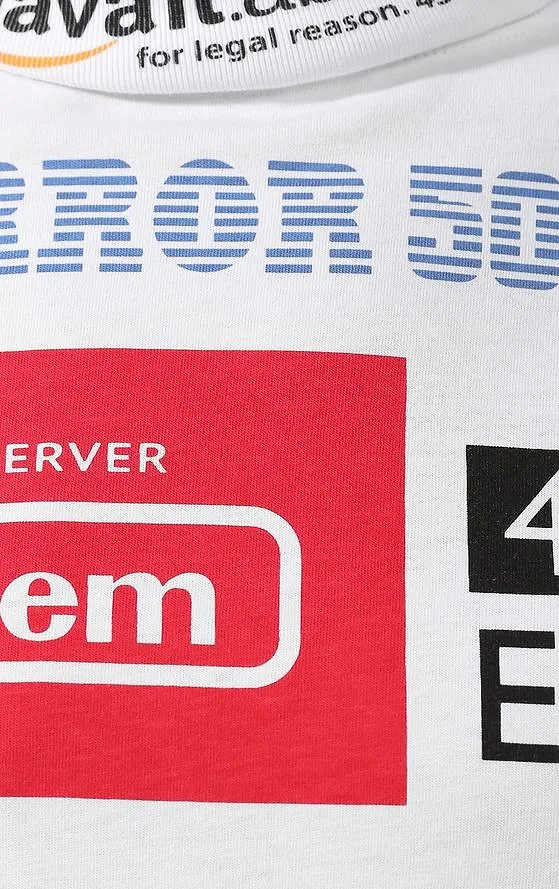 Error-print Turtleneck