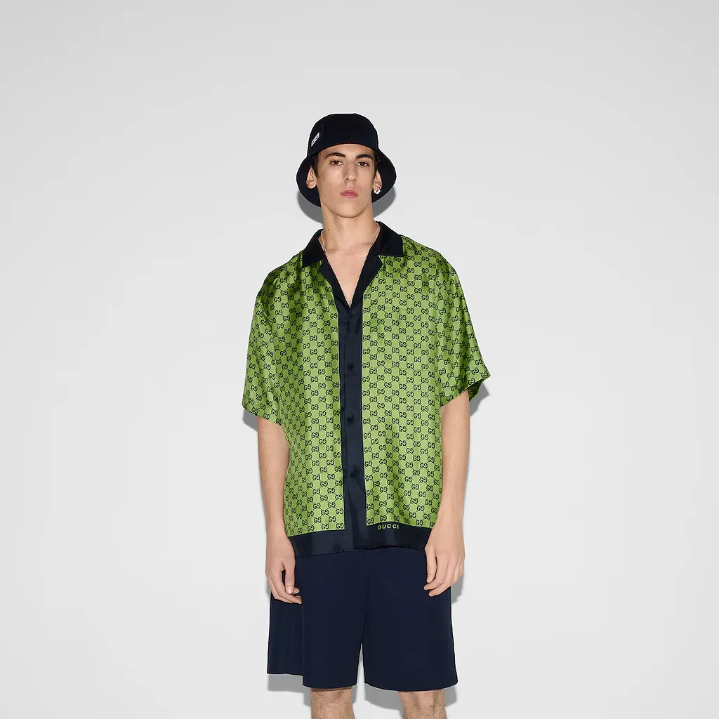 Printed Silk Shirt