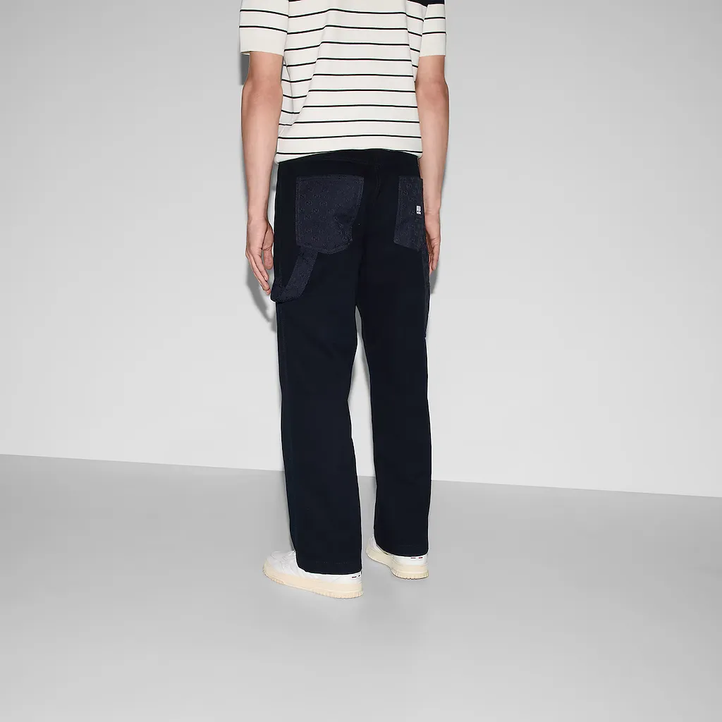 Heavy Cotton Canvas Trousers With Label