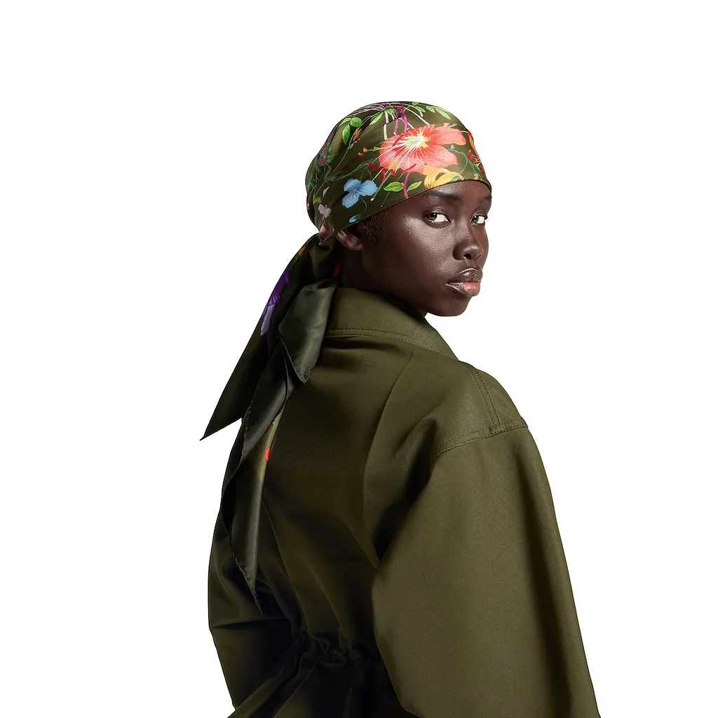 Printed Silk Twill Carré
