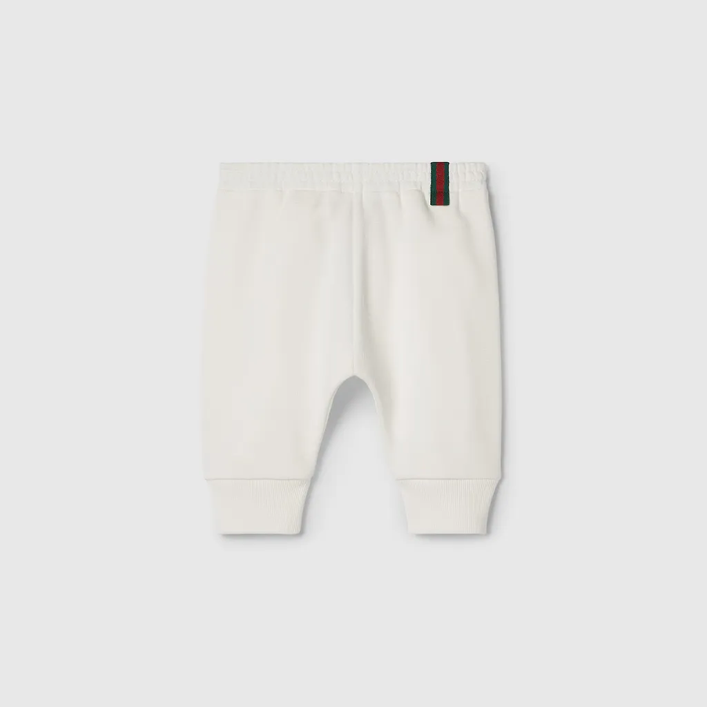 Baby Cotton Trousers With Web