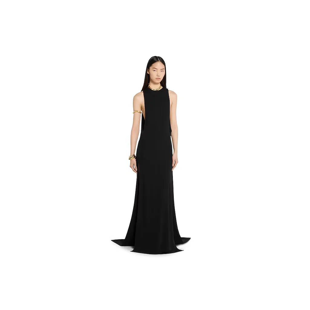 Jersey CrÊPe Fabric Evening Dress