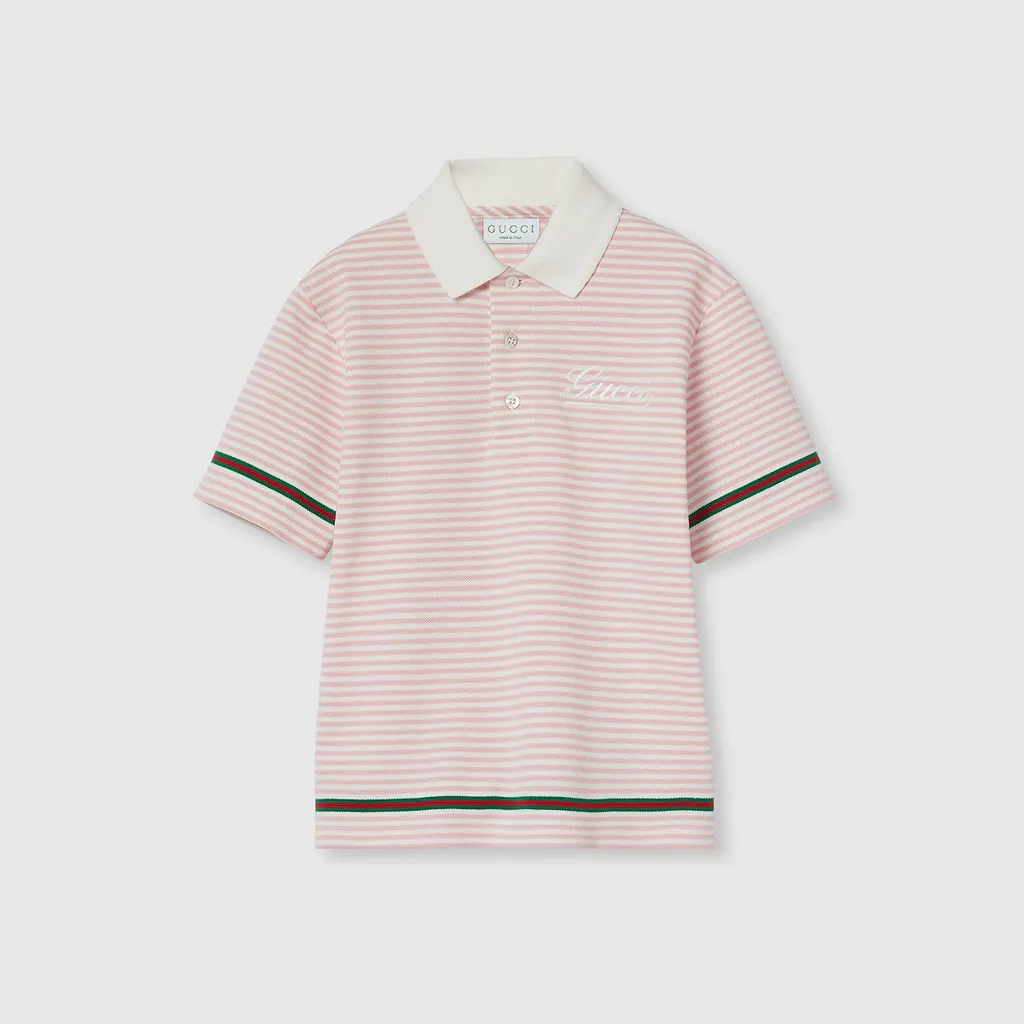 Children's Embroidered Cotton Polo