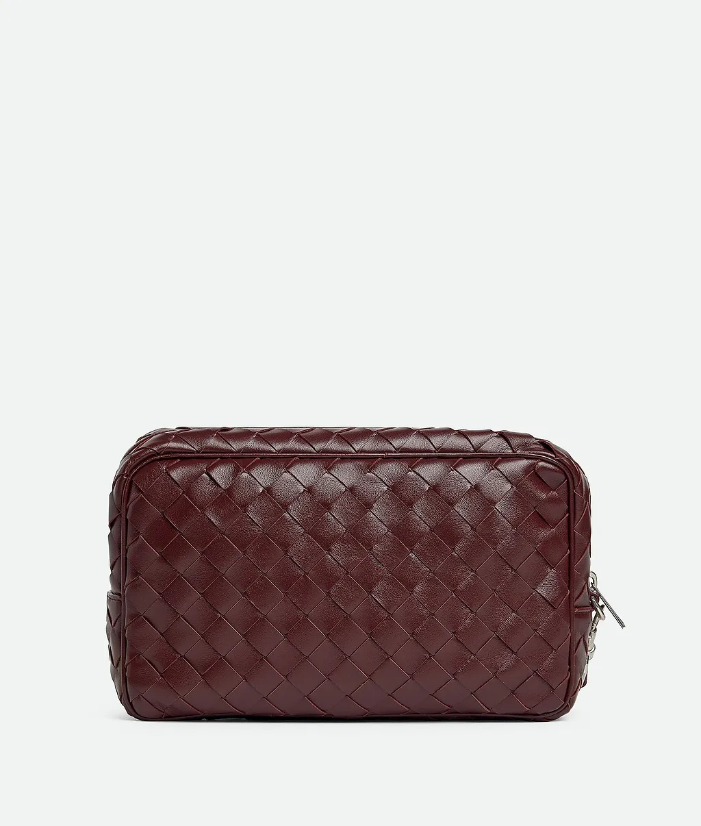 Intrecciato Pouch With Wristlet