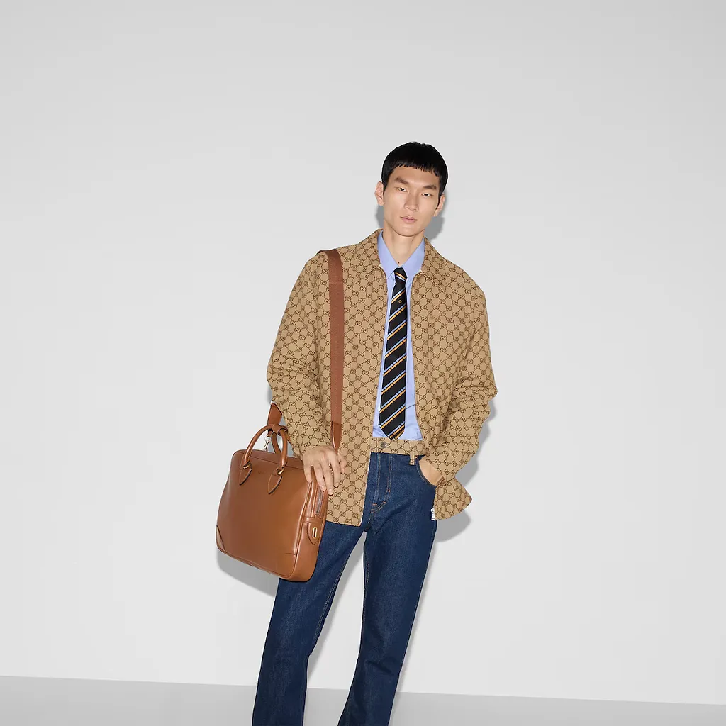 Gg Emblem Medium Briefcase