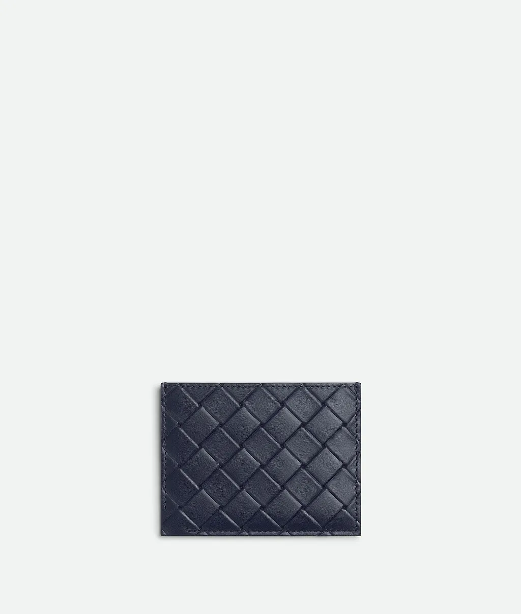 Intrecciato Stamp Credit Card Case