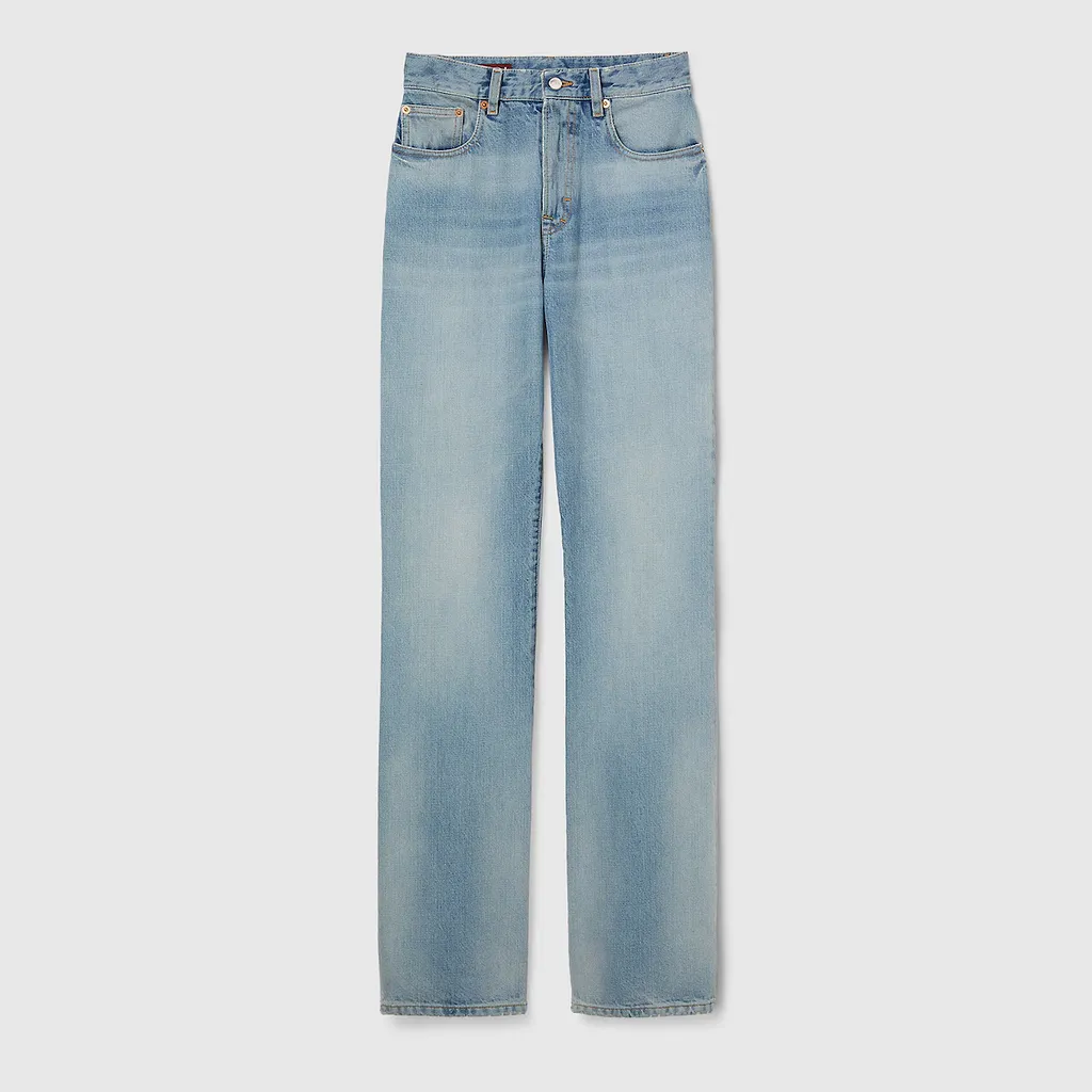 High Rise Boot Cut Denim Pants
