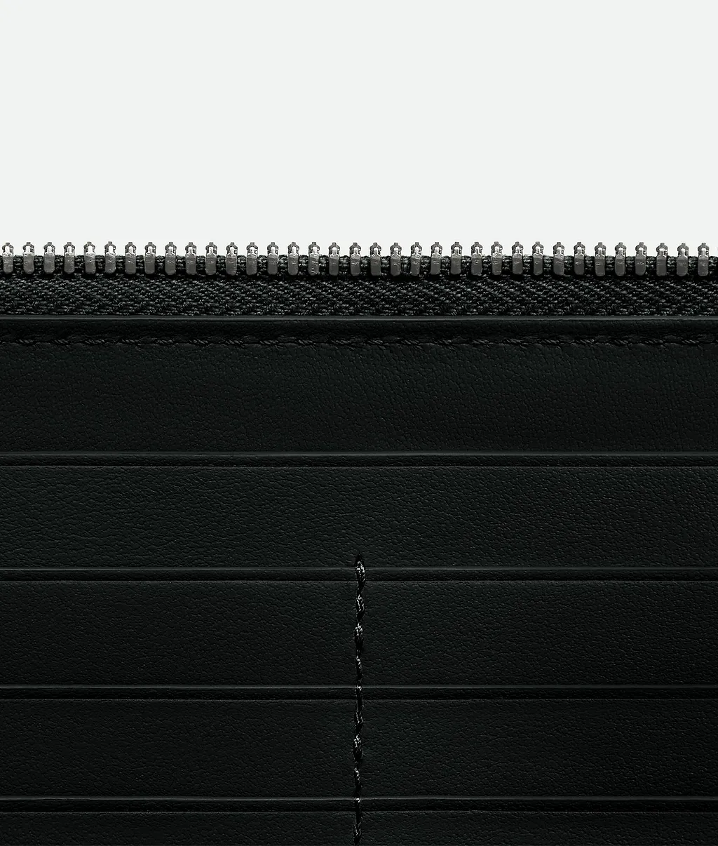 Intrecciato Zip Around Wallet