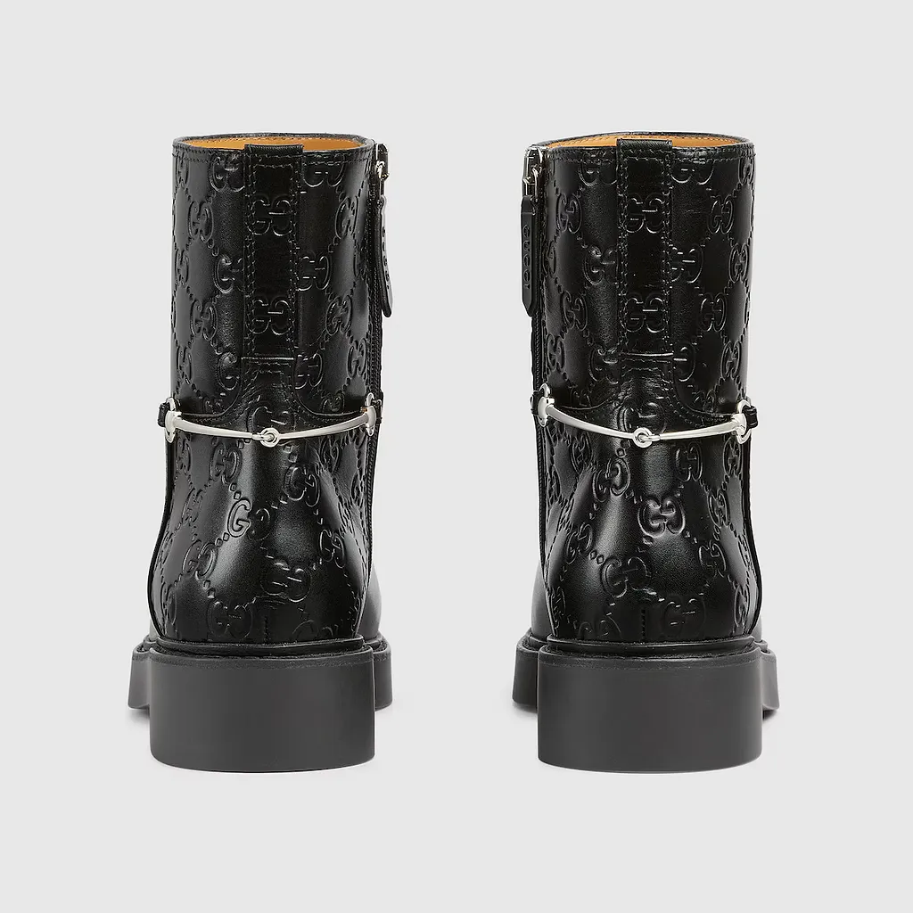 Slim Horsebit Ankle Boot