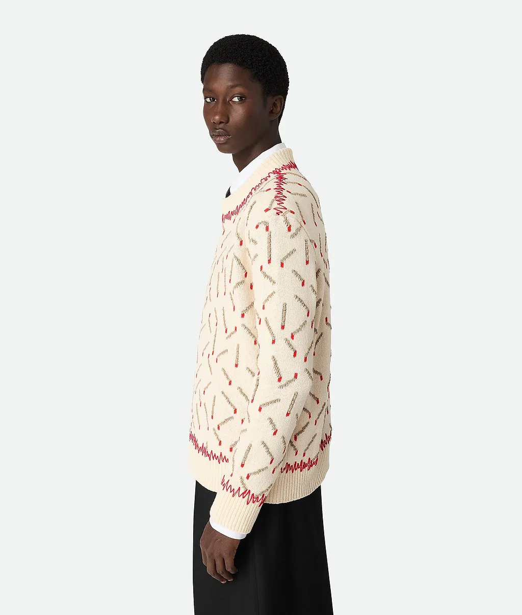 Cotton Jacquard Matches Jumper