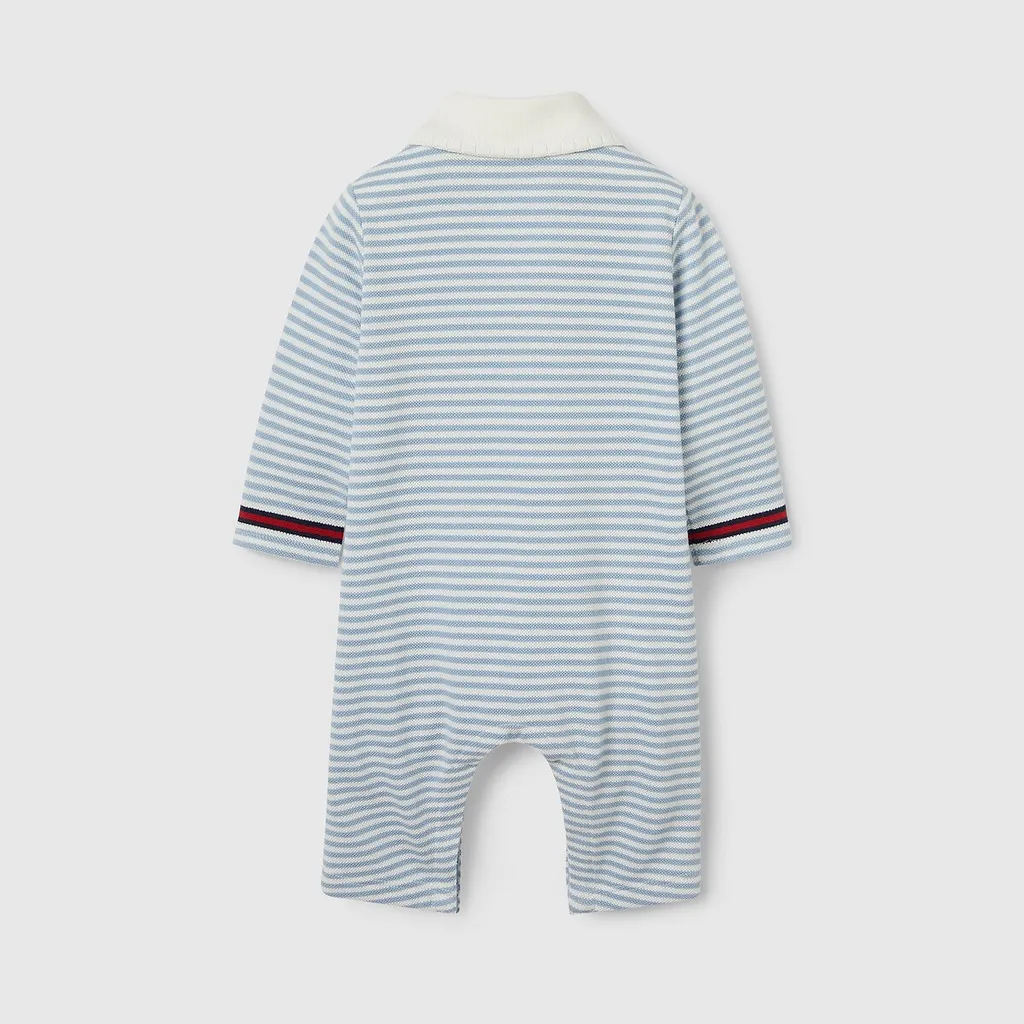 Baby Embroidered Cotton One-Piece