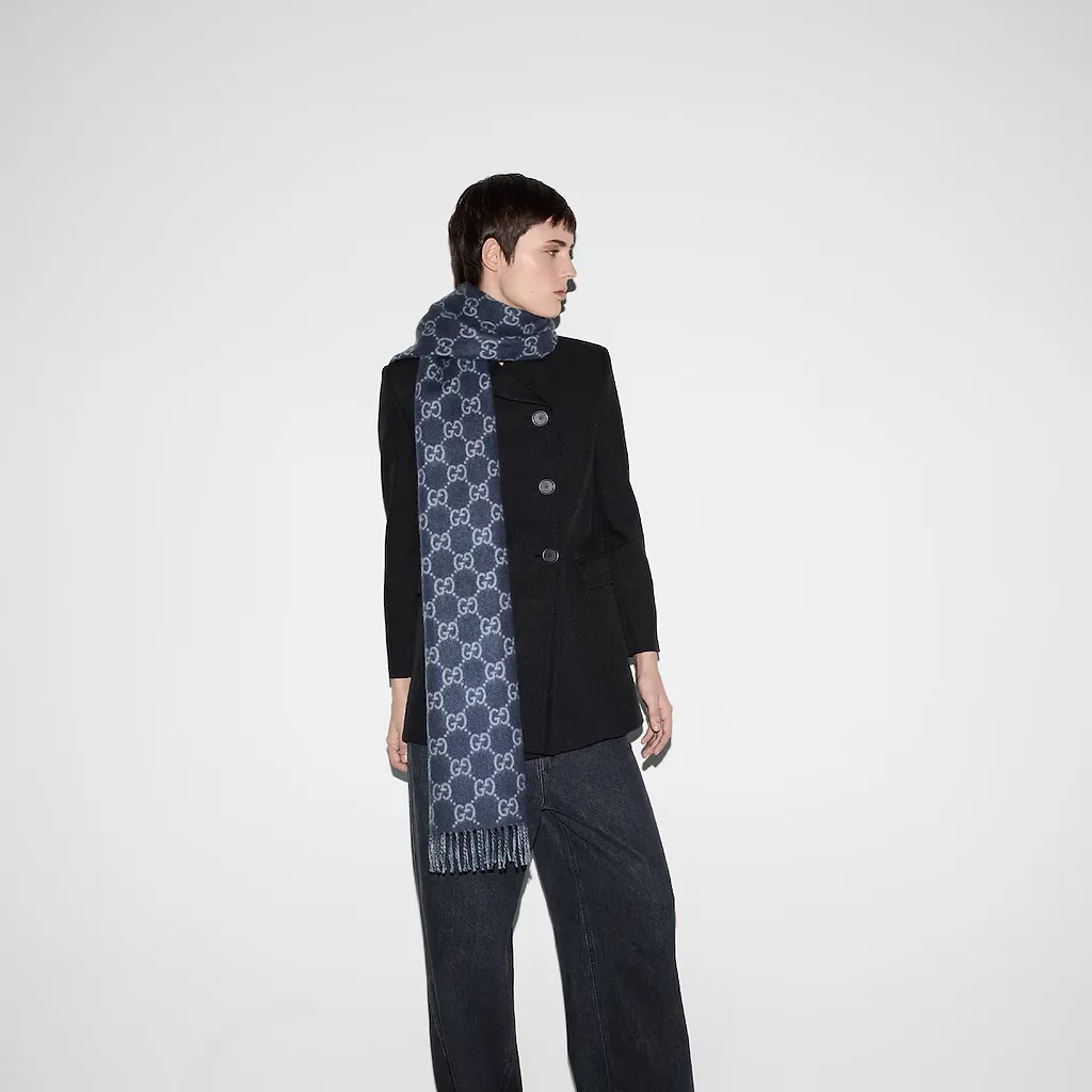 Gg Cashmere Scarf