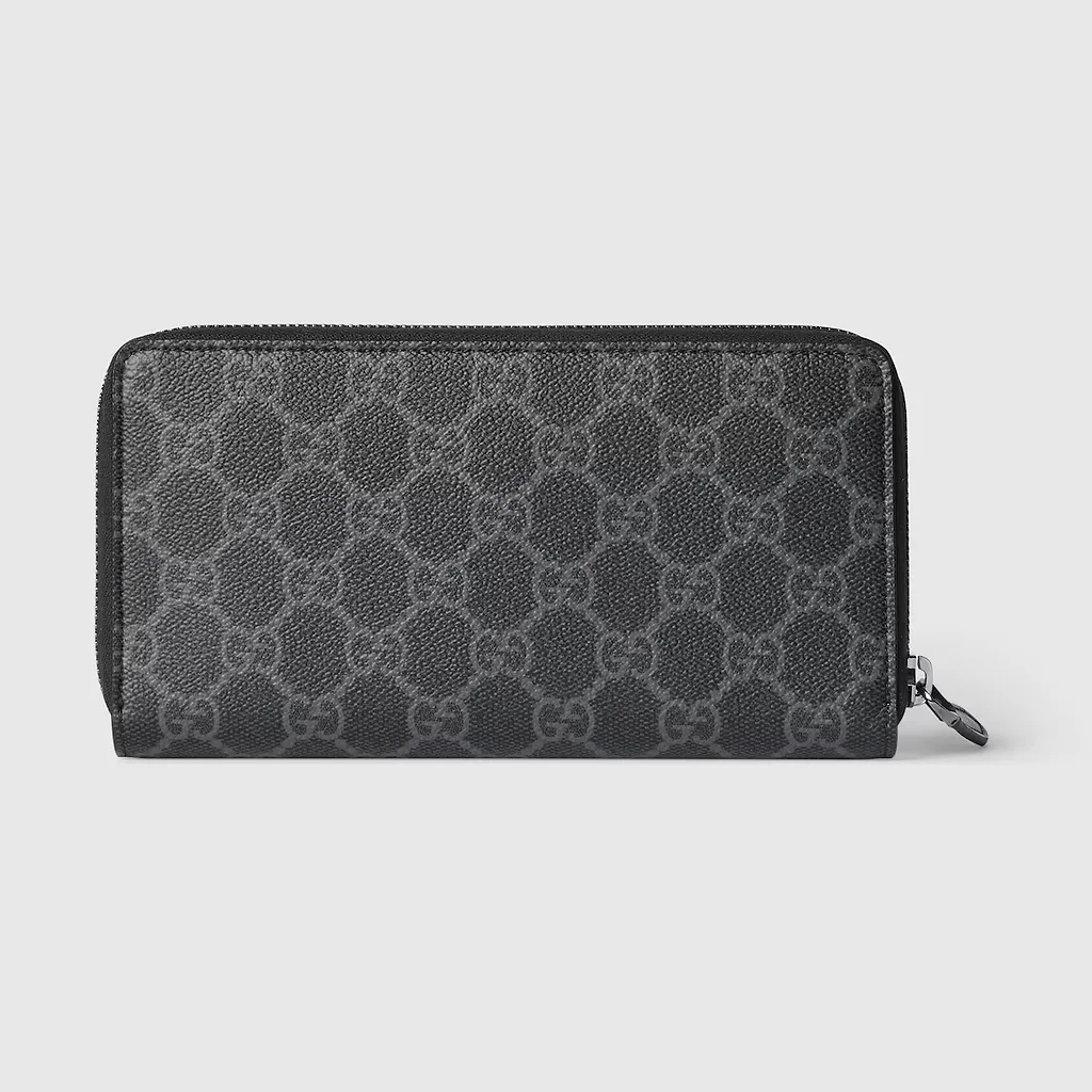Gg Emblem Zip Around Wallet