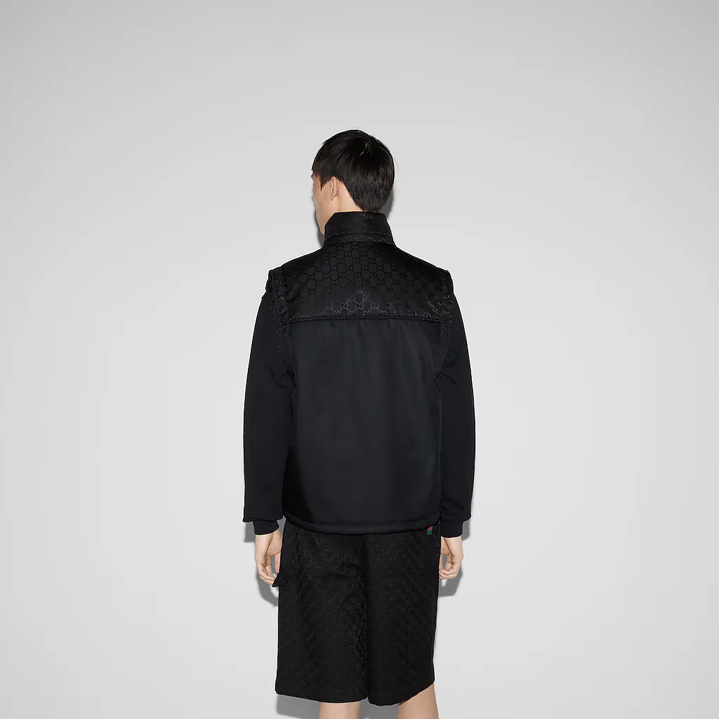 Gg Heavy Nylon Gilet