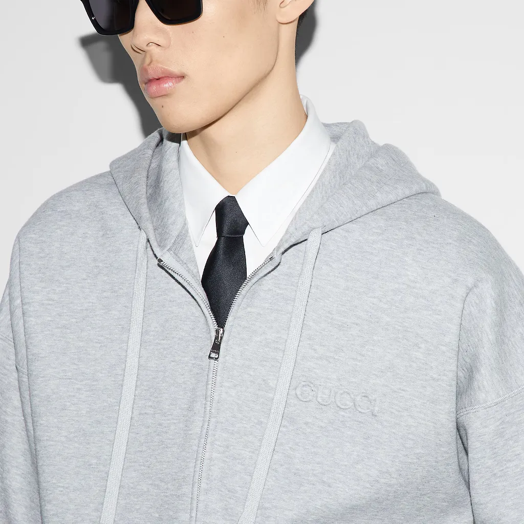 Cotton Jersey Hooded Sweatshirt
