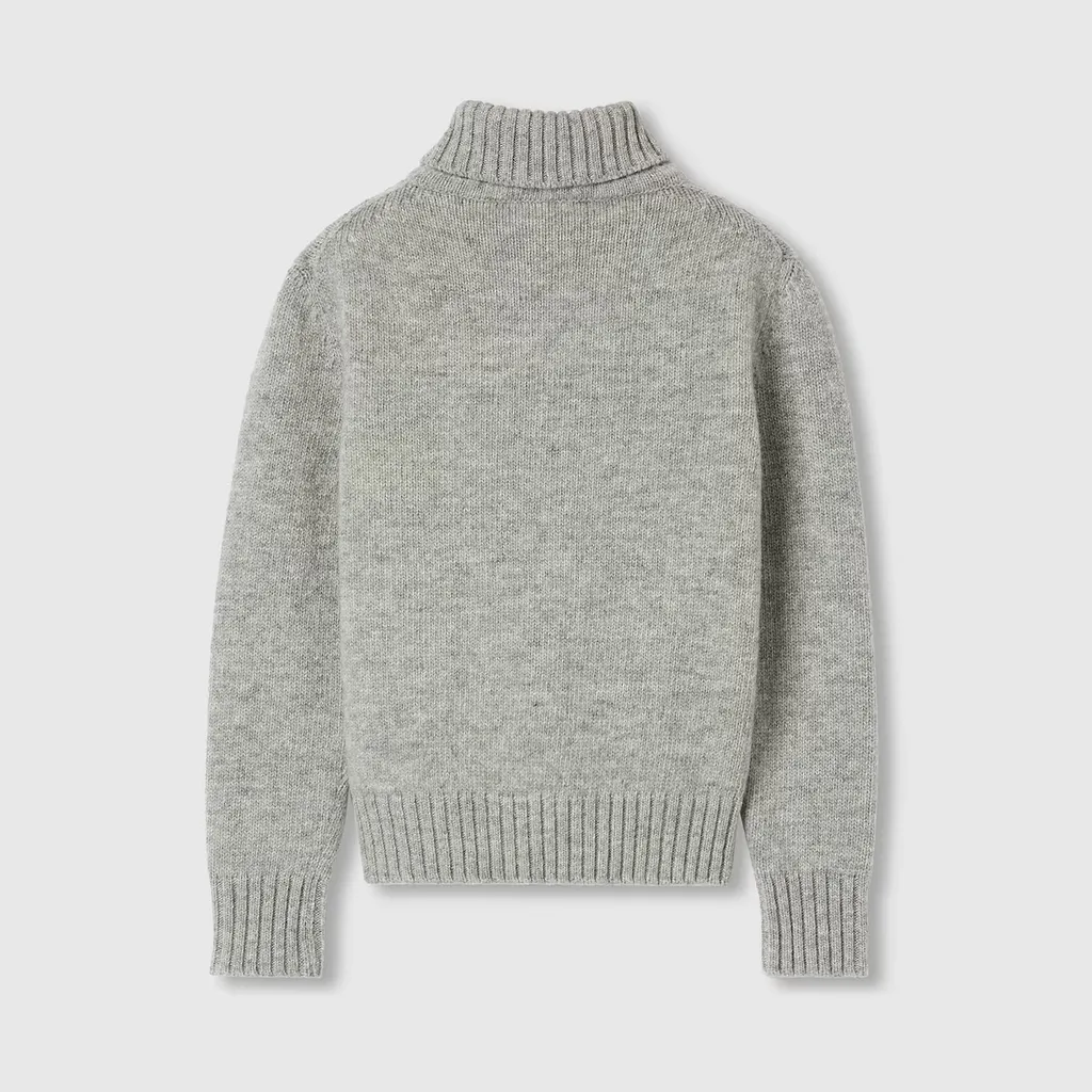 Children's Turtleneck Wool Top