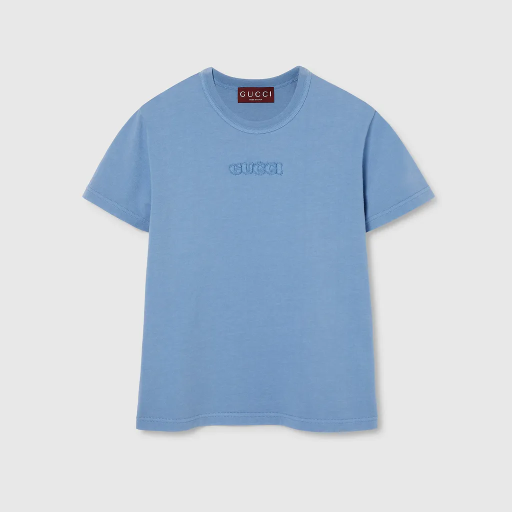 Embroidered Cotton Jersey T-Shirt