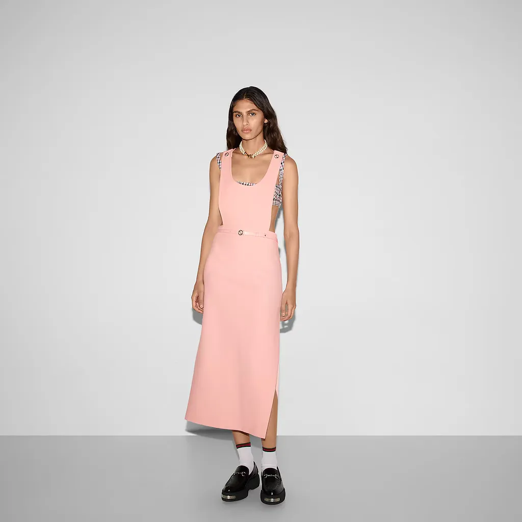 Wool Silk CrÊPe Dress