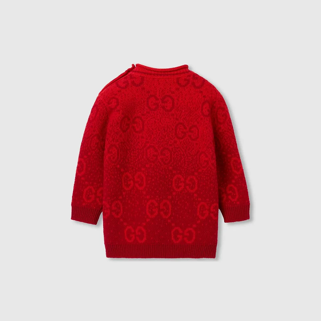 Baby Gg Wool Jacquard Jumper