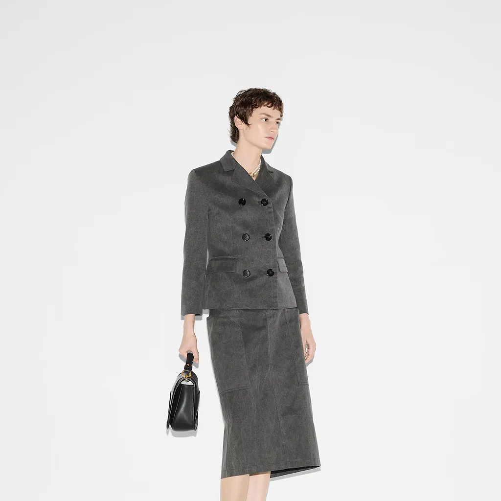 Cotton Canvas Delavé Jacket