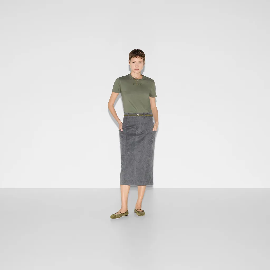 Embroidered Cotton Jersey T-Shirt