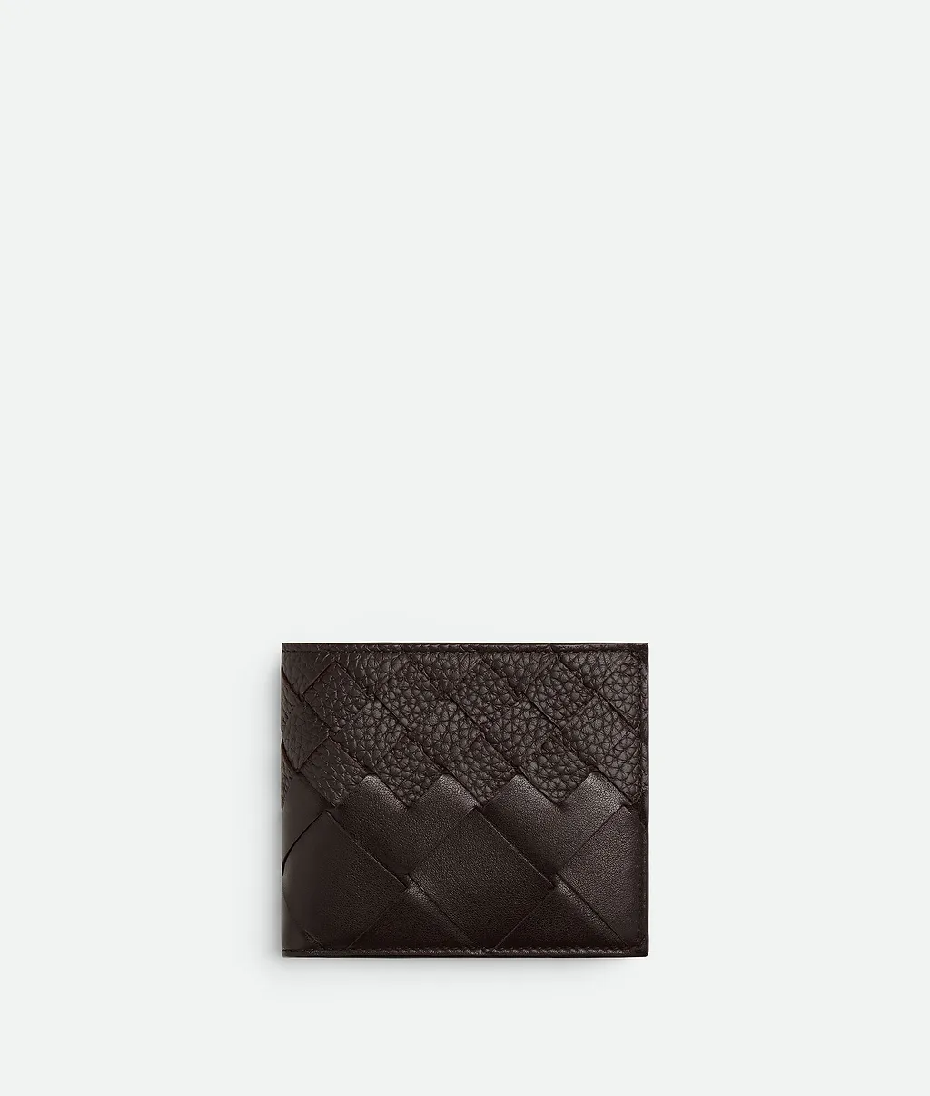 Intrecciato Bi-Fold Wallet With Coin Purse