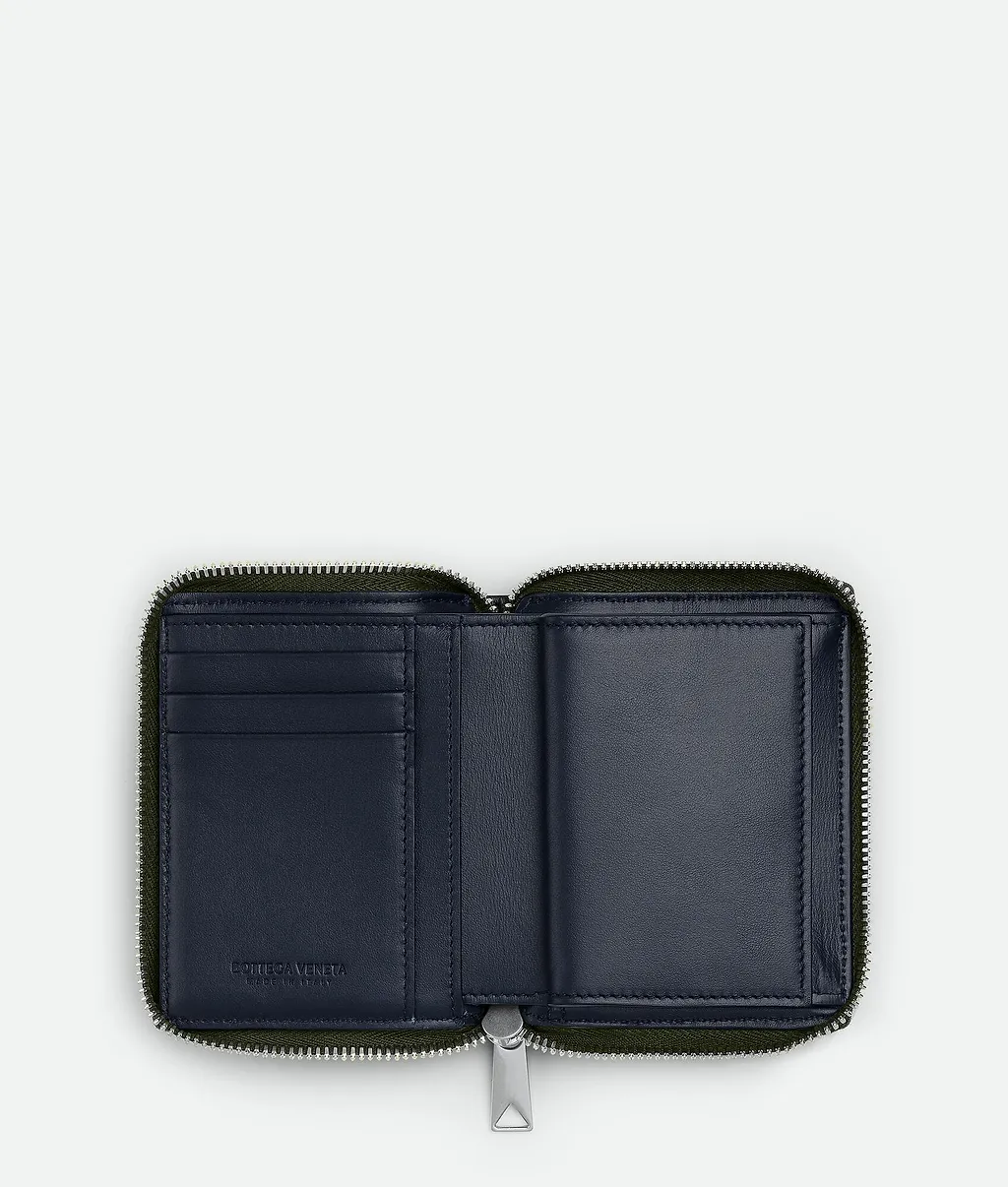 Cassette N/S Compact Zip Around Wallet With Coin Purse