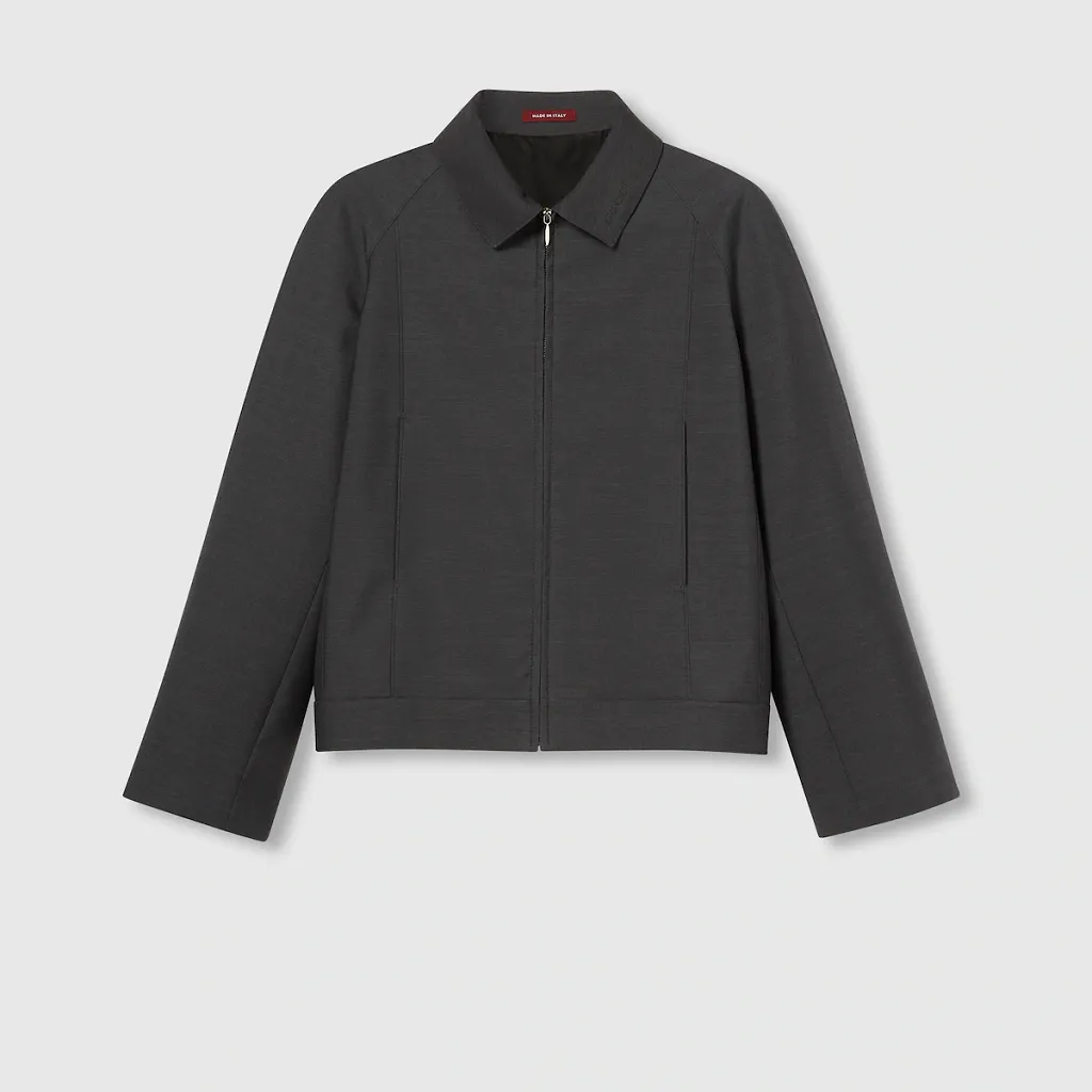 Wool Bomber Jacket
