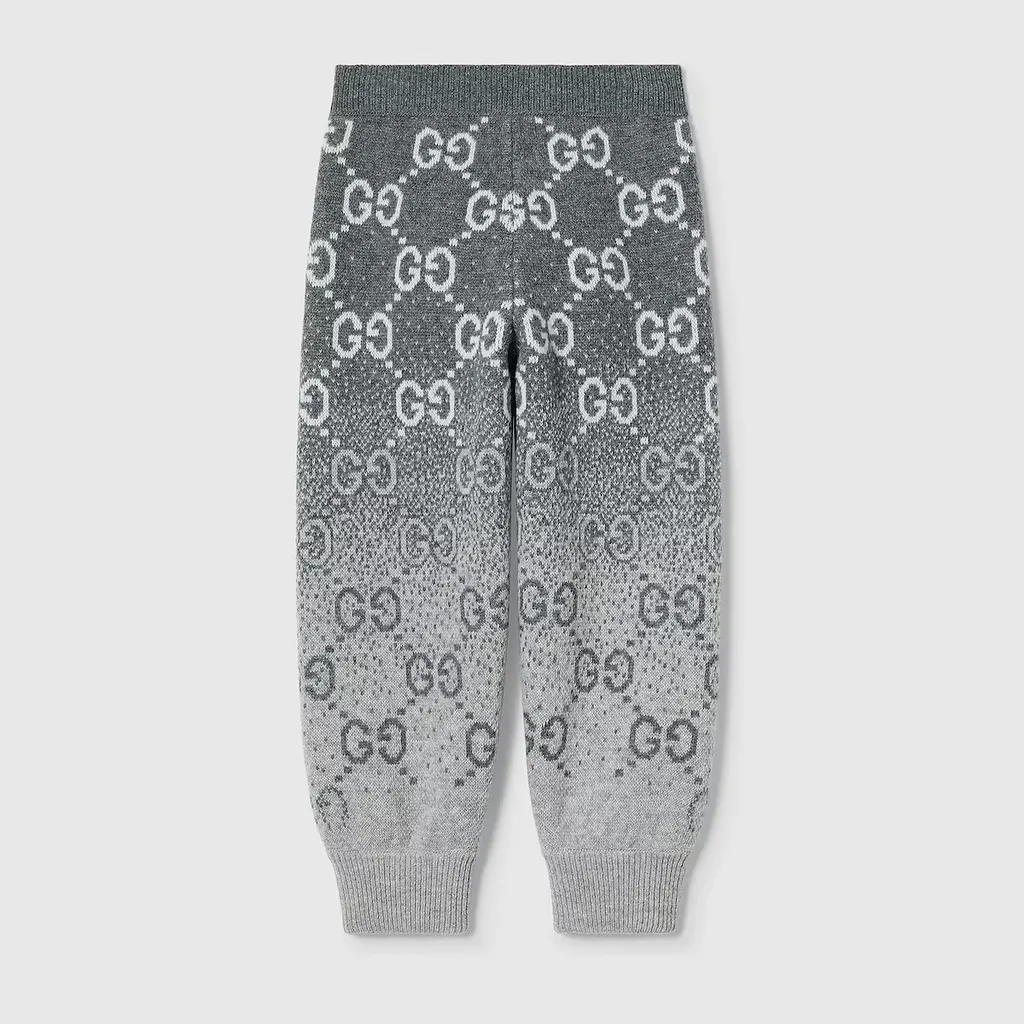 Children's Gg Wool Jacquard Trouser