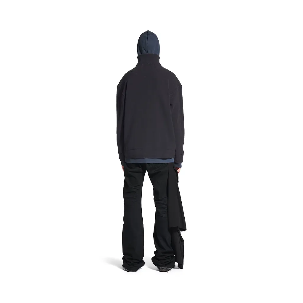 Hybrid Zip-Up Cardigan