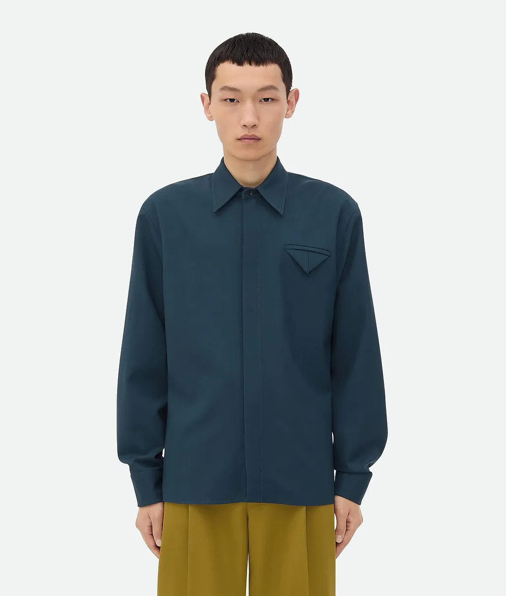Light Wool Twill Shirt