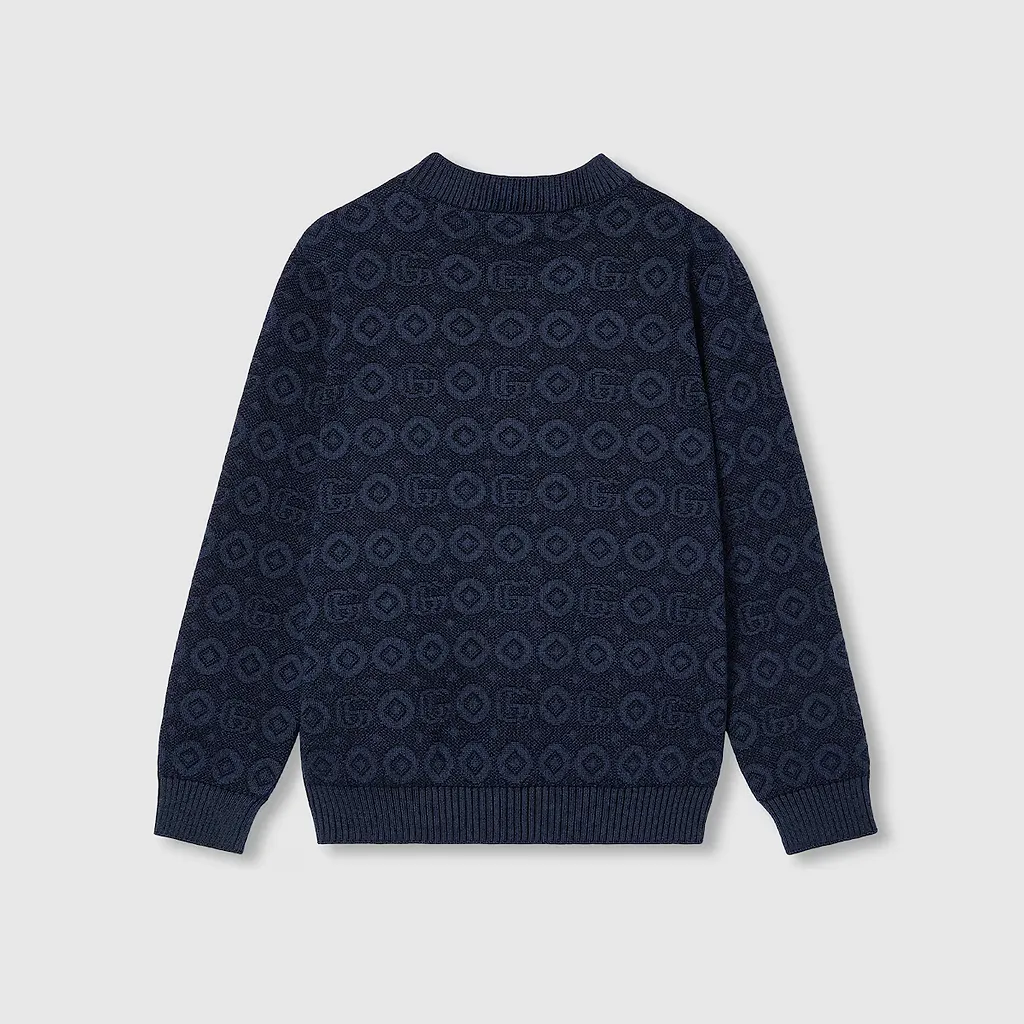 Children's Double G Wool Viscose Cardigan