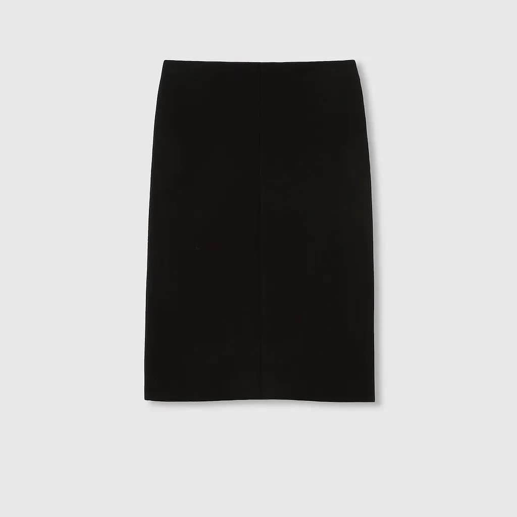 Wool CrÊPe Skirt