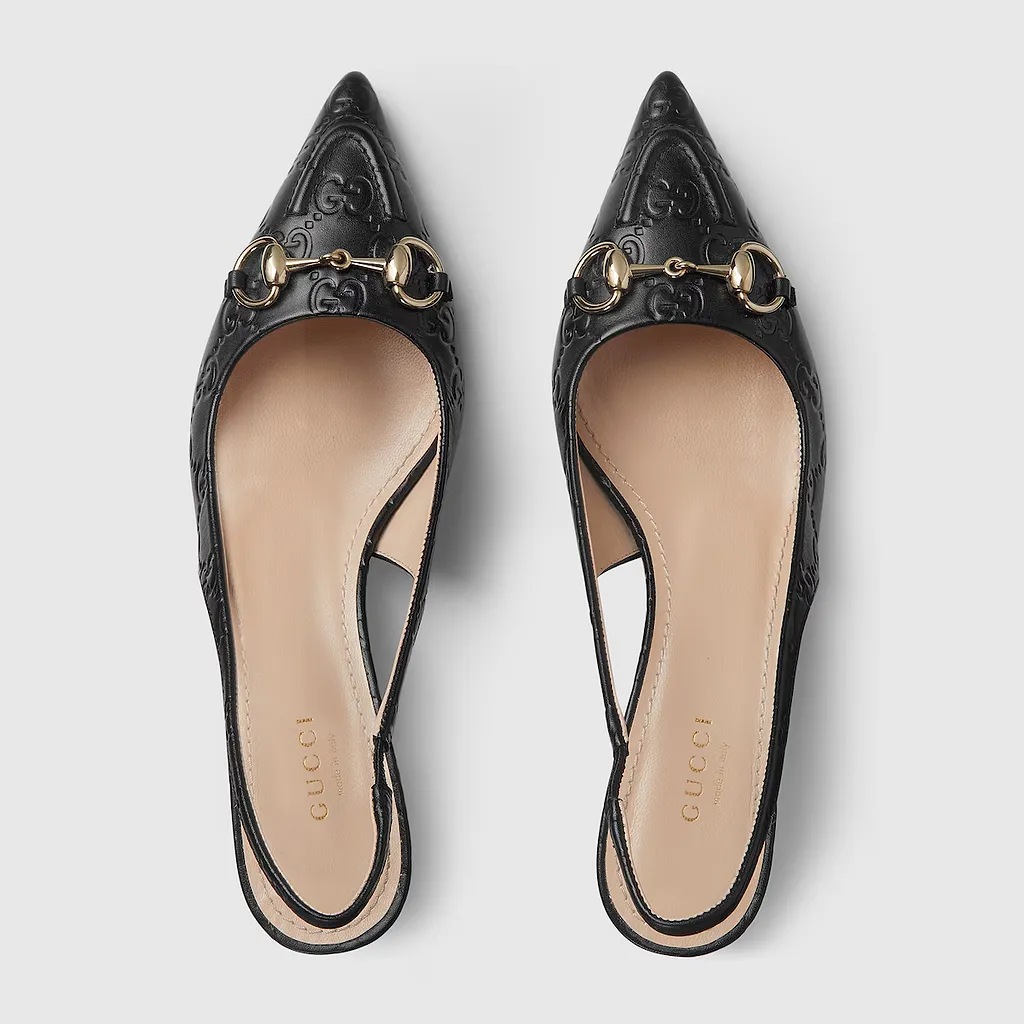 Horsebit Slingback Pump