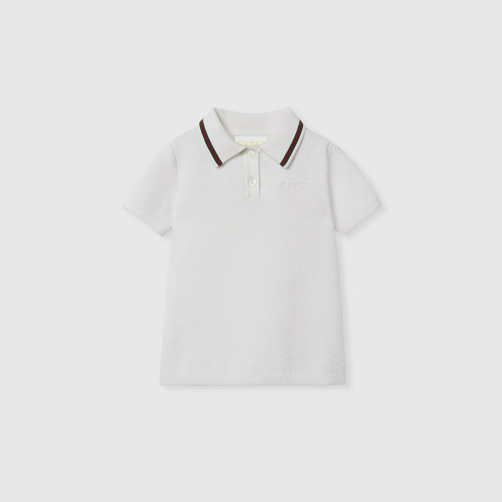 Baby Embroidered Cotton Polo Dress