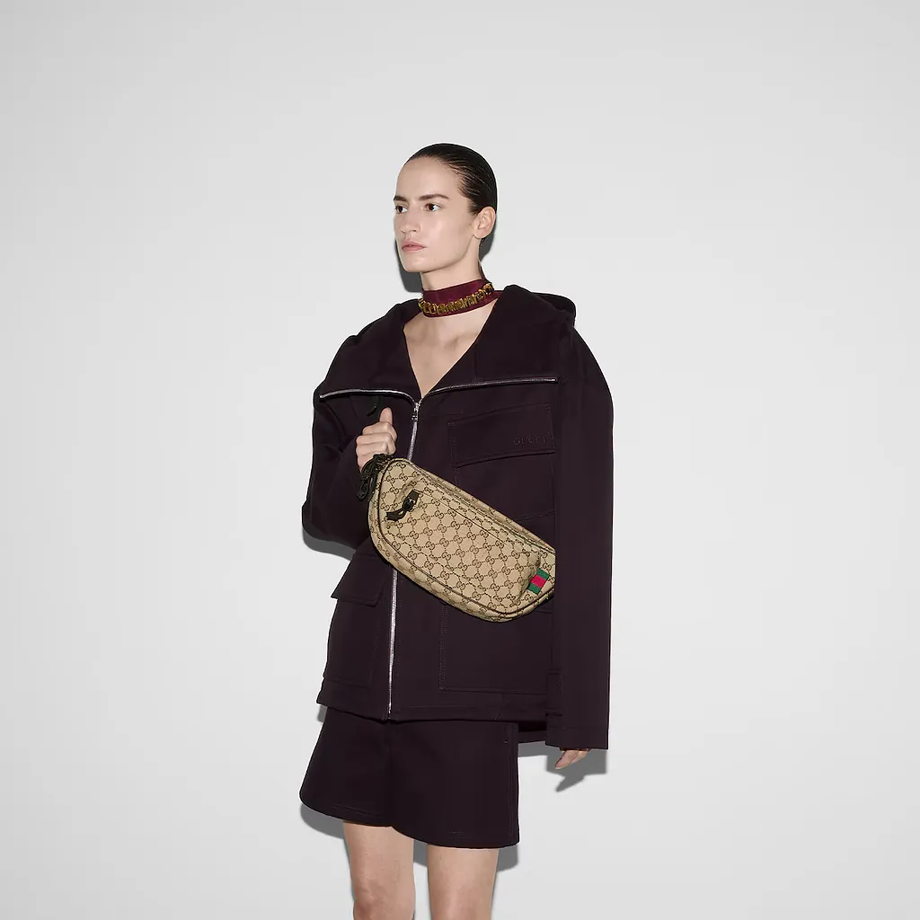 Gg Canvas Large Slingbag