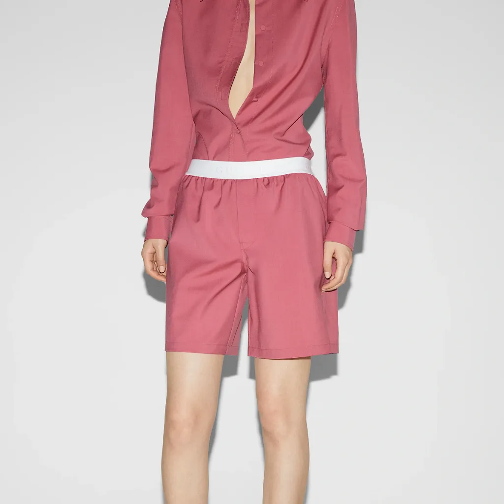 Light Wool Boxer-Style Shorts