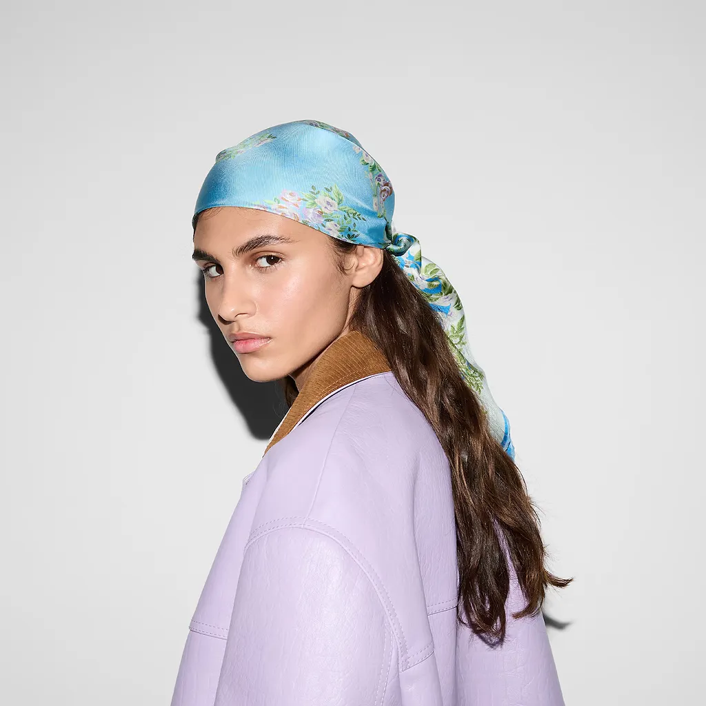 Printed Silk Carré
