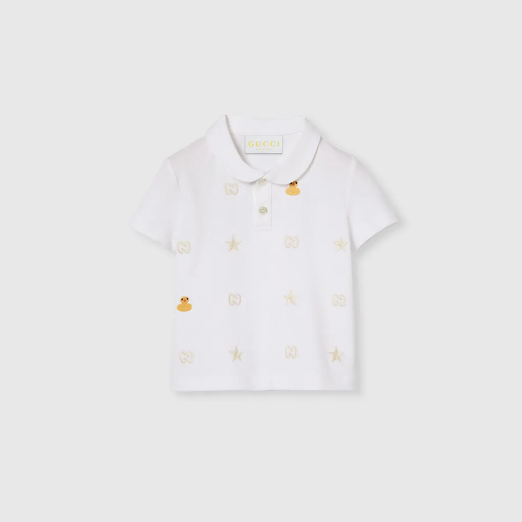 Baby Embroidered Cotton Polo